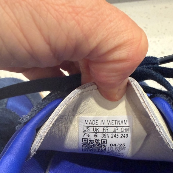 Adidas Navy and Pink Samba OG - Picture 6 of 7